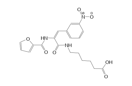 6-{[(2E)-2-(2-furoylamino)-3-(3-nitrophenyl)-2-propenoyl]amino}hexanoic acid