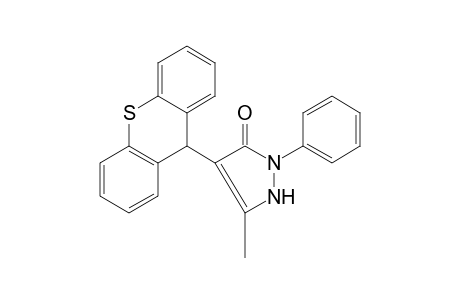 3-methyl-1-phenyl-4-(thioxanthen-9-yl)-3-pyrazolin-5-one