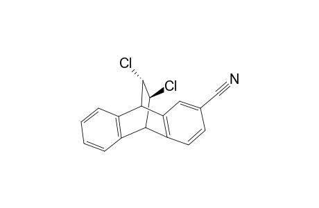 trans-7-syn,8-anti-Dichloro-10-cyano-2,3:5,6-dibenzobicyclo[2.2.2]octa-2,5-diene