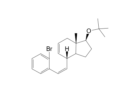 3-(t-Butoxy)-3a-methyl-7-(Z)-[2'-(2"-bromophenyl)vinyl]-2,3,3a,4,7,7a-hexahydro-1H-indene