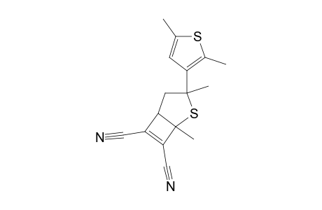 1,3-Dimethyl-3-(2,5-dimethylthien-3-yl)-2-thiabicyclo-[3.2.0]-hepta-6-ene-6,7-dicarbonitrile