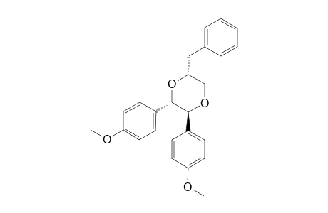 (2S,3S,5R)-5-BENZYL-2,3-BIS-(4-METHOXYPHENYL)-1,4-DIOXANE