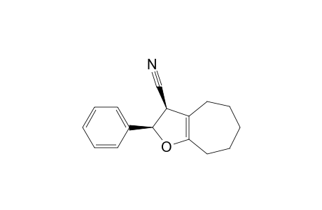 2H-Cyclohepta[b]furan-3-carbonitrile, 3,4,5,6,7,8-hexahydro-2-phenyl-, cis-