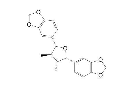 REL-(8R,8'R)-DIMETHYL-(7S,7'R)-BIS-(3,4-METHYLENEDIOXYPHENYL)-TETRAHYDROFURAN