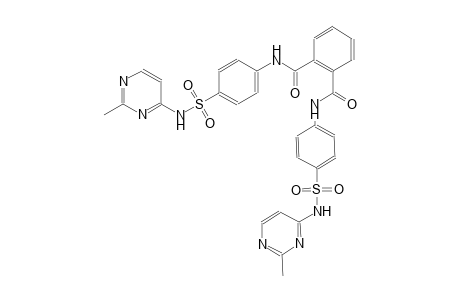 N~1~,N~2~-bis(4-{[(2-methyl-4-pyrimidinyl)amino]sulfonyl}phenyl)phthalamide