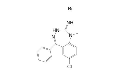 5-Phenyl-7-chloro-1-methyl-2-imino-1,3-dihydro-2H-1,3,4-benzotriazepine Hydrobromide