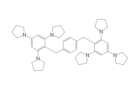 1,1',1'',1''',1'''',1''''-[2,2'-(p-phenylenedimethylene)di-s-phenenyl]hexapyrrolidine