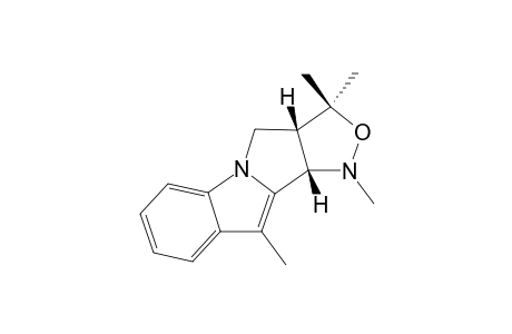 1,3,3,10-tetramethyl-1,3a,4,10b-tetrahydro-3H-isoxazolo[3',4':3,4]pyrrolo[1,2-a]indole