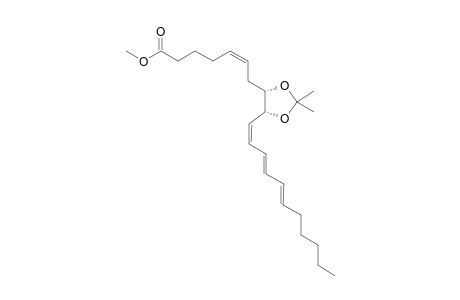 Methyl (8S,9R,5Z),10Z,12E,14E)-8,9-Isopropylidenedioxy-5,10,12,14-eicosatetraenoate