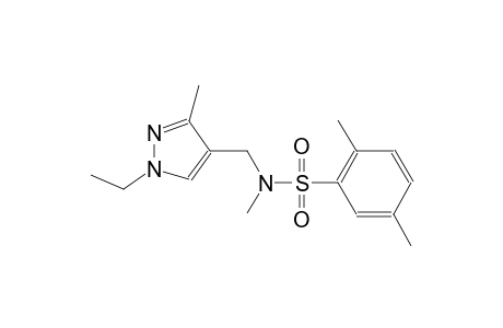 benzenesulfonamide, N-[(1-ethyl-3-methyl-1H-pyrazol-4-yl)methyl]-N,2,5-trimethyl-