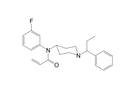 N-3-Fluorophenyl-N-[1-(1-phenylpropyl)piperidin-4-yl]prop-2-enamide