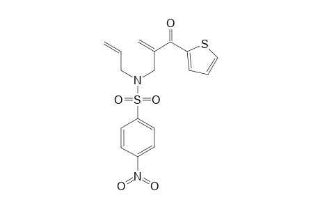 N-Allyl-4-nitro-N-[2-(2-thienylcarbonyl)pop-2-en-1-yl]benzenesulfonamide