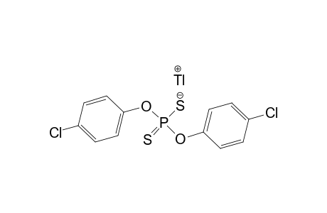bis(4-chloranylphenoxy)phosphinothioylsulfanylthallium