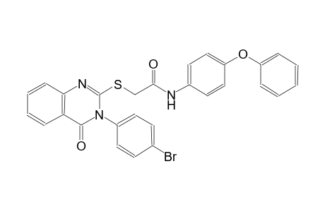2-{[3-(4-bromophenyl)-4-oxo-3,4-dihydro-2-quinazolinyl]sulfanyl}-N-(4-phenoxyphenyl)acetamide
