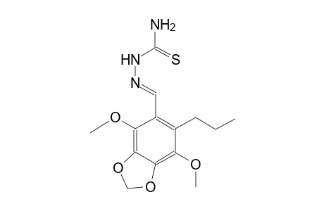 1,3-benzodioxole, 5-[(E)-[(aminocarbonothioyl)hydrazono]methyl]-4,7-dimethoxy-6-propyl-