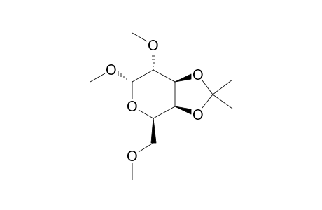 METHYL-3,4-O-ISOPROPYLIDENE-2,6-DI-O-METHYL-ALPHA-D-GALACTOPYRANOSIDE