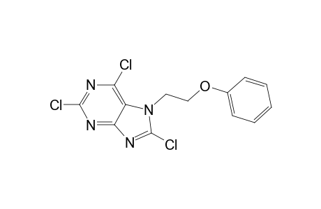 2,6,8-trichloro-7-(2-phenyloxyethyl)purine
