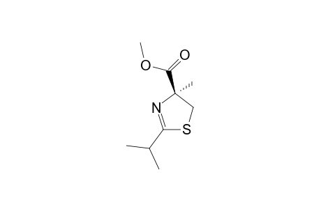 (4S)-2-isopropyl-4-methyl-2-thiazoline-4-carboxylic acid methyl ester