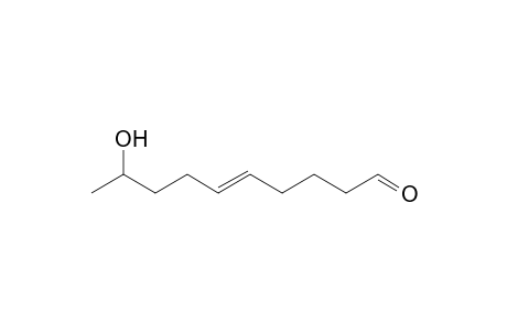 (E)-9-hydroxy-5-decenal