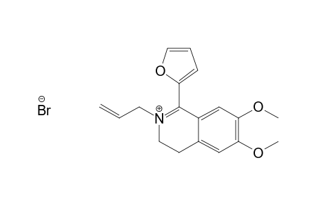 2-Allyl-1-(2-furyl)-6,7-dimethoxy-3,4-dihydroisoquinolinium Bromide