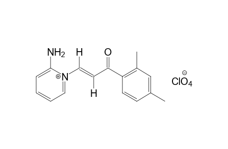 trans-2-amino-1-[2-(2,4-dimethylbenzoyl)vinyllpyridinium perchlorate