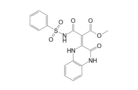 Methyl 3-Oxo-2-[3-oxo-3,4-dihydro-2(1H)-quinoxalinylidene]-3-[(phenylsulfonyl)amino]propanoate
