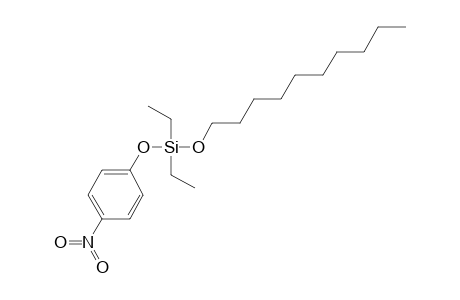 Silane, diethyldecyloxy(4-nitrophenoxy)-