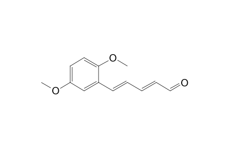 (2E,4E)-5-(2,5-Dimethoxyphenyl)penta-2,4-dienal