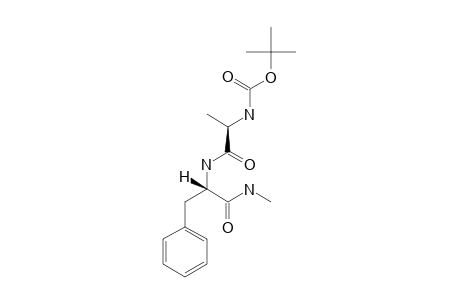 (2S)-N2-[(2S)-N-(TERT.-BUTOXYCARBONYL)-ALANYL]-PHENYLALANINE-METHYLAMIDE