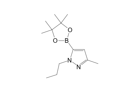 3-METHYL-1-PROPYL-5-(4,4,5,5-TETRAMETHYL-1,3,2-DIOXABOROLAN-2-YL)-1H-PYRAZOLE