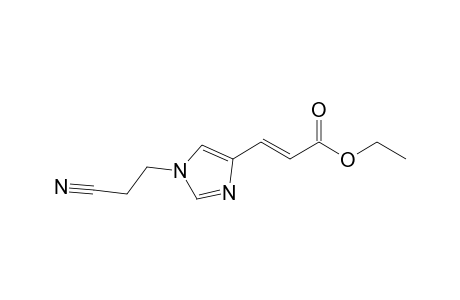 1-(2-Cyanoethyl)-4-[2-(ethoxycarbonyl)ethenyl]imidazole