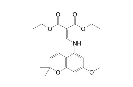 Diethyl N-[(7-methoxy-2,2-dimethyl-2H-chromen)-5-yl]aminomethylenemalonate