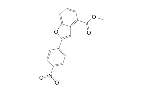4-Benzofurancarboxylic acid, 2-(4-nitrophenyl)-, methyl ester