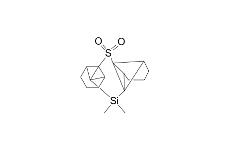 2-Thia-10-silaheptacyclo[9.5.0.01,12.03,8.03,9.04,9.011,16]hexadecan e, 10,10-dimethyl-, 2,2-dioxide