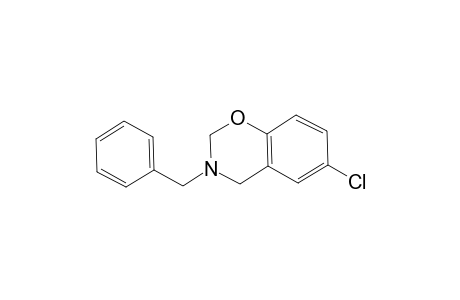 2H-1,3-Benzoxazine, 6-chloro-3,4-dihydro-3-(phenylmethyl)-
