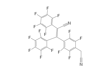 (E)-2,3-Bis(2,3,4,5,6-Pentafluorophenyl)-3-[2,3,5,6-tetrafluoro-4-(cyanomethyl)phenyl]acrylonitrile