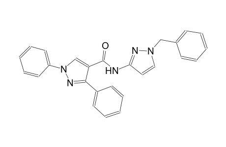 N-(1-benzyl-1H-pyrazol-3-yl)-1,3-diphenyl-1H-pyrazole-4-carboxamide