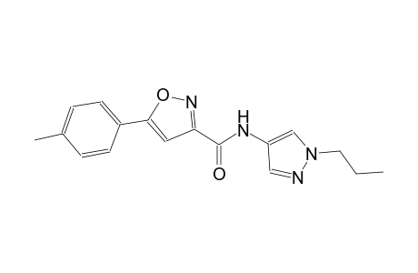 3-isoxazolecarboxamide, 5-(4-methylphenyl)-N-(1-propyl-1H-pyrazol-4-yl)-