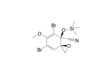 (3R,4S)-5,7-Dibromo-6-methoxy-4-trimethylsilanyloxy-1-oxa-spiro[2.5]octa-5,7-diene-4-carbonitrile