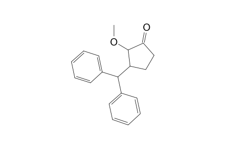 3-Diphenylmethyl-2-methoxycyclopentanone