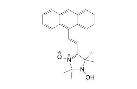 2,2,5,5-Tetramethyl-4-[2-(9-anthryl)vinyl]-2,5-dihydro-1H-imidazole 1-oxyl 3-oxide