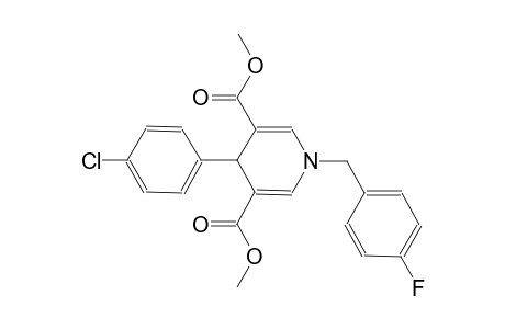 dimethyl 4-(4-chlorophenyl)-1-(4-fluorobenzyl)-1,4-dihydro-3,5-pyridinedicarboxylate