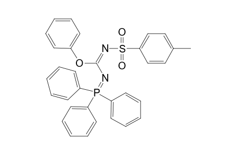 Phenyl-N-(p-methylphenyl)sulfonyl]-N-(triphenylphosphoranylidene) imidocarbamate