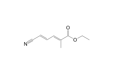 Ethyl 2-methyl-5-cyanopenta-2,4-dienoate