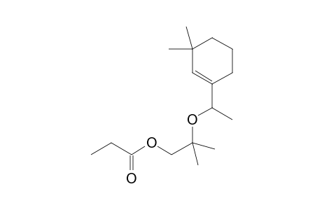 2'-[1"-(3'',3"'-Dimethylcyclohexyl-1"'-enyl)ethoxy]-2'-methylpropyl propionate