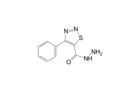 4-phenyl-1,2,3-thiadiazole-5-carboxylic acid, hrdrazide