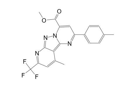 pyrido[2',3':3,4]pyrazolo[1,5-a]pyrimidine-4-carboxylic acid, 10-methyl-2-(4-methylphenyl)-8-(trifluoromethyl)-, methyl ester