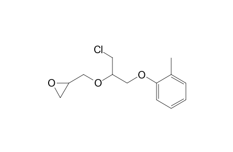 2-(2-Methylphenoxy)-1-chloromethylethyl glycidyl ether