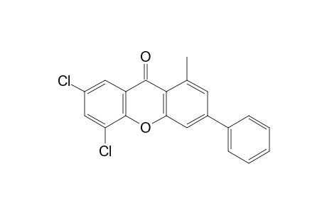 5,7-bis(chloranyl)-1-methyl-3-phenyl-xanthen-9-one