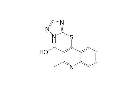 [2-methyl-4-(1H-1,2,4-triazol-5-ylsulfanyl)-3-quinolyl]methanol